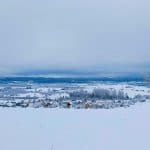 photo panoramique de Chaffois sous la neige3