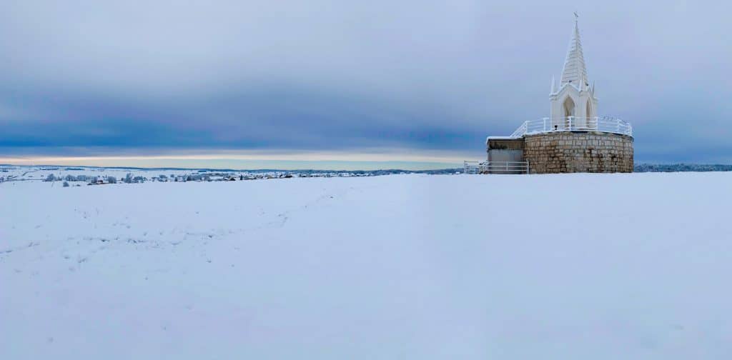 photo panoramique de Chaffois sous la neige2